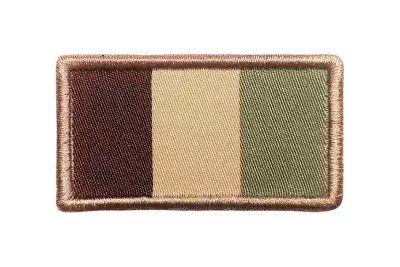PATCH DRAPEAU FRANCAIS BROD� DESERT