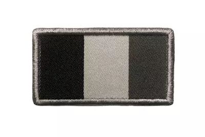 PATCH DRAPEAU FRANCAIS BROD� GRIS