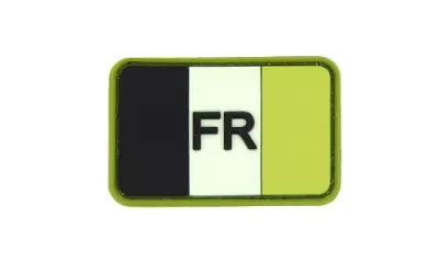 Patch France Flag Forest Rubber JTG