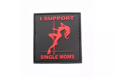 Patch PVC I Support Single Mums Blackmedic JTG
