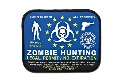 Patch PVC Zombie Hunter JTG