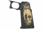 Pistol Grip Infected Black Gold Left