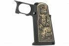 Pistol Grip Valhalla Black Gold Left