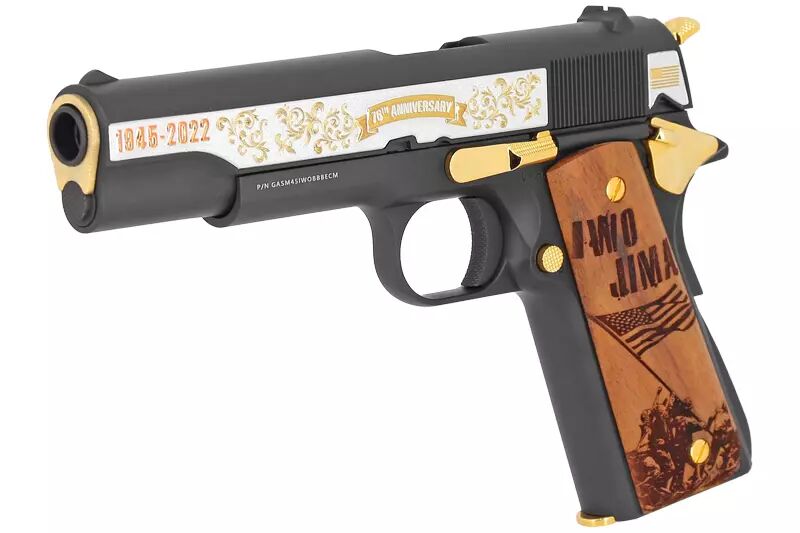 PISTOLET 6MM 1911 IWO JIMA EDITION LIMITEE GAZ G&amp;G Armament