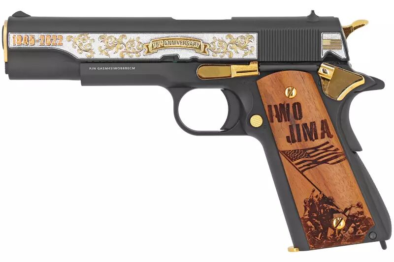 PISTOLET 6MM 1911 IWO JIMA EDITION LIMITEE GAZ G&amp;G Armament