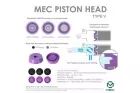 Piston Head Set Purple / Black GBB PTS
