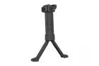 Poign&eacute;e Tactique Bipied 20mm Noir WOSPORT
