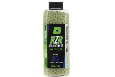 Pot de 3300 billes traantes verte RZR 0.20g NUPROL
