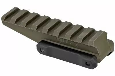PTS Unity Tactical FAST Optic Riser (Polymer) - Olive Drab