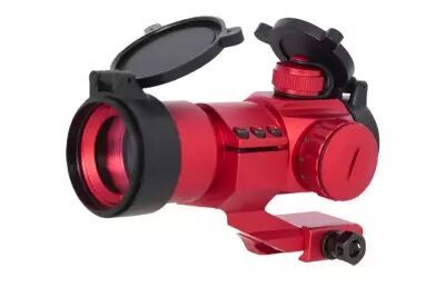 Red and green dot with red cantilever mount