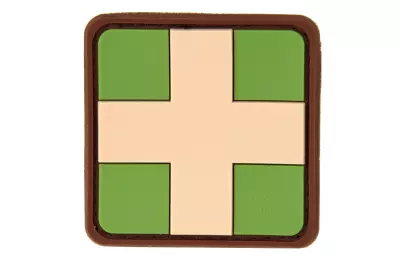 Red Cross Rubber Patch Multicam JTG