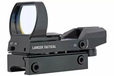 Red dot Reflex Sight 4 reticles Black Lancer Tactical