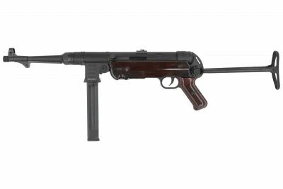 Subfusil MP40 de la Segunda Guerra Mundial, negro-ciruela, AGM, para zurdos