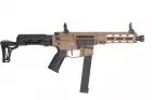 Replica AEG LT-35 Gen2 9mm Battle X PDW full pack 1,0J BLACK TAN