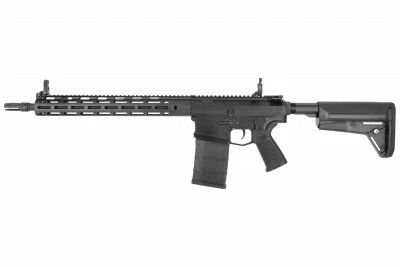 SR25 Negro Platino Canon Izquierda