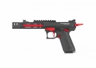 R&eacute;plica CTHULHU Tendemkross Full Auto Negro / Rojo Ej&eacute;rcito Armamento Gas - OPS-Refurb