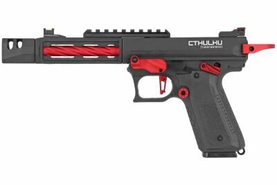 R�plica CTHULHU Tendemkross Full Auto Negro / Rojo Ej�rcito Armamento Gas