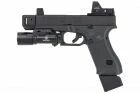Custom Glock 45 Negro Ca&ntilde;&oacute;n Izquierdo