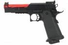 R&eacute;plica GBB hi-capa 5.1 Black/Red Golden Eagle