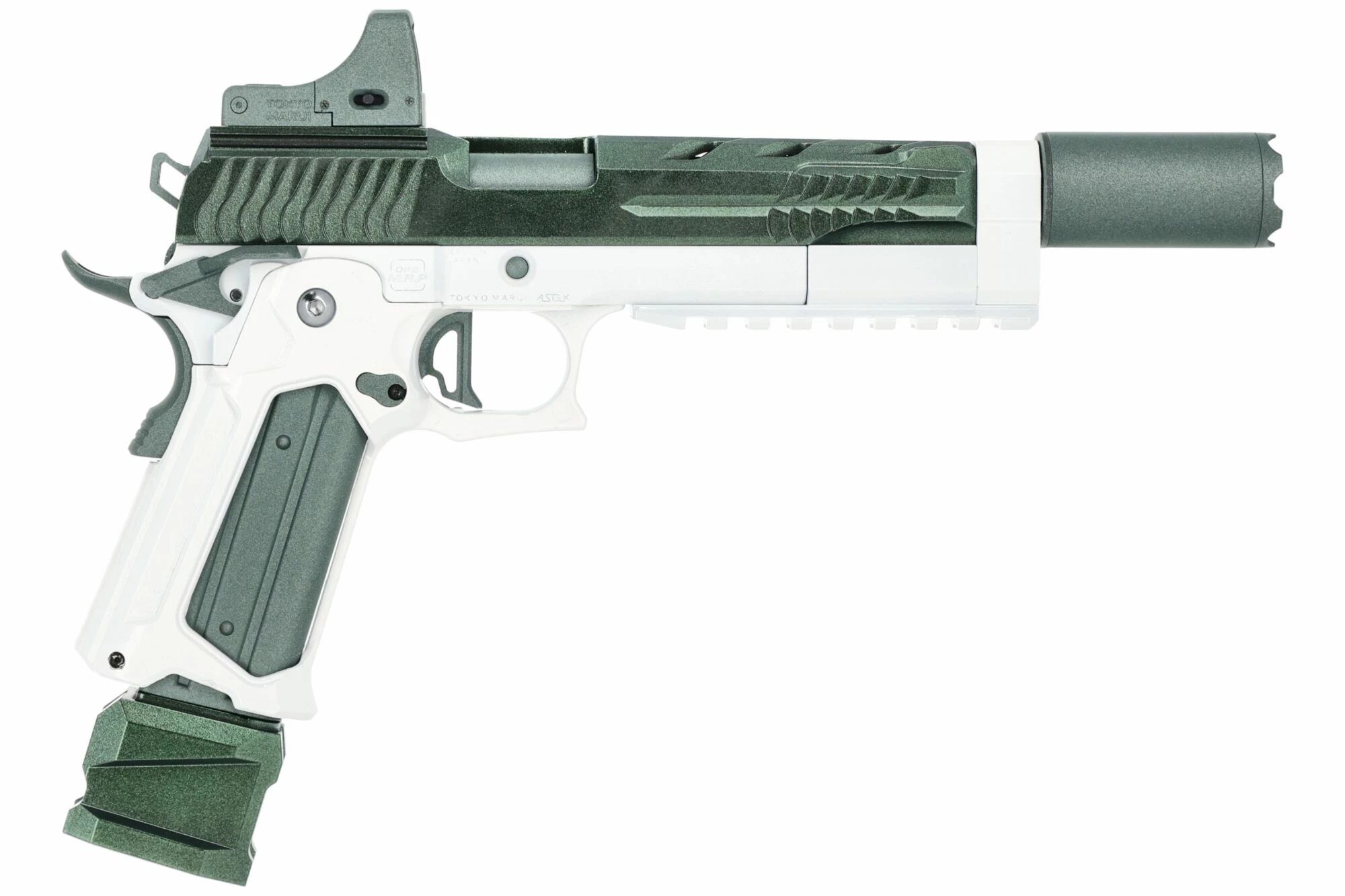 Airsoft Replica Hi-Capa 5.1 Charcoal / White Cerakote Custom