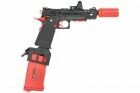 Hi-Capa 5.1 Negro Rojo Canon Derecho