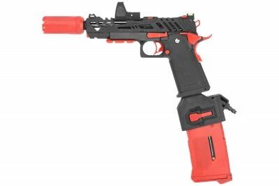 Hi-Capa 5.1 Negro Rojo Canon Izquierda