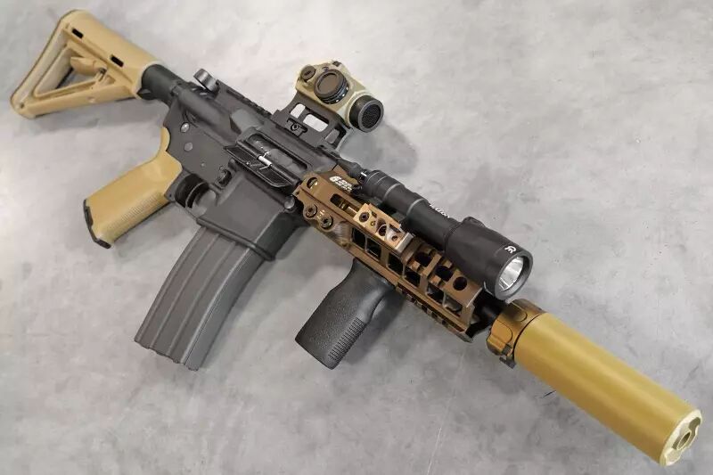Replica M4 Assault GBBR Tokyo Marui Geissele MK4 Custom
