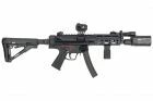 MP5A5 Custom negro ca&ntilde;&oacute;n recto