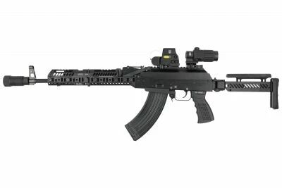 AKM personalizada de Tokyo Marui, GBBR, ca��n de retroceso fuerte, a la izquierda