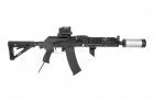 HPA MTW AK-105 Wolverine Quake personalizado, ca&ntilde;&oacute;n a la derecha