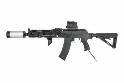 HPA MTW AK-105 Wolverine Quake personalizado con ca��n a la izquierda