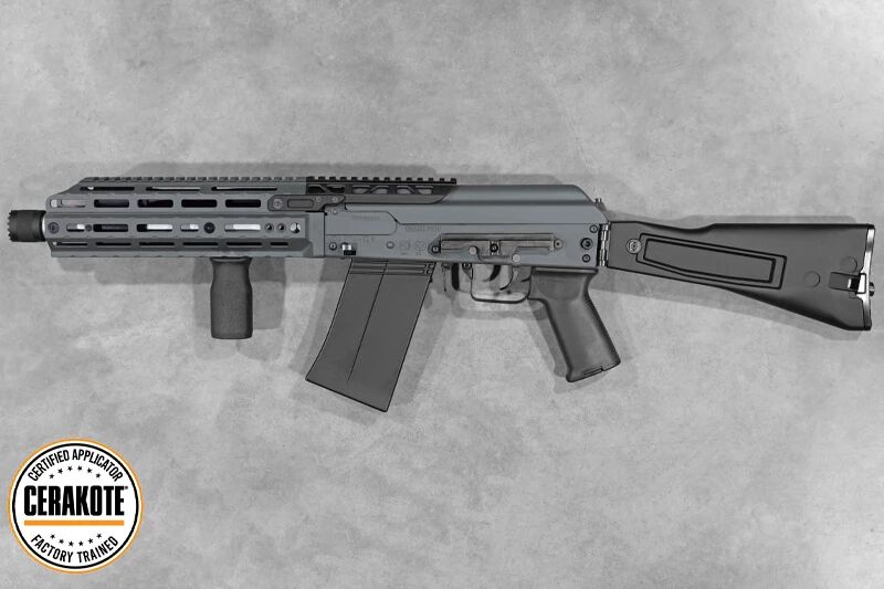 Replica shotgun SAIGA 12K Short Tokyo Marui Gaz Urban Cerakote Custom