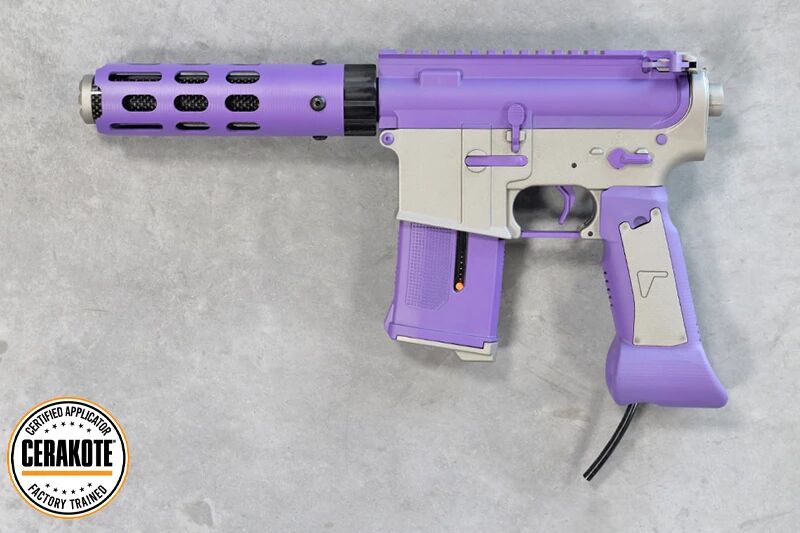 Replica Speed CQB Purple/Titanium Cerakote HPA Custom