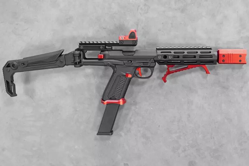 R&eacute;plique AAP-01 Assaut Black/Red AAC Custom