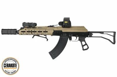 R�plique AKM Tokyo Marui Gbbr \ Hard Kick\  SLR 5KU FDE Cerakote Custom