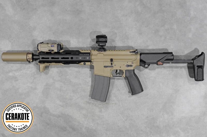 R&eacute;plique AR15 MWS Strike Industries PDW Cerakote Custom