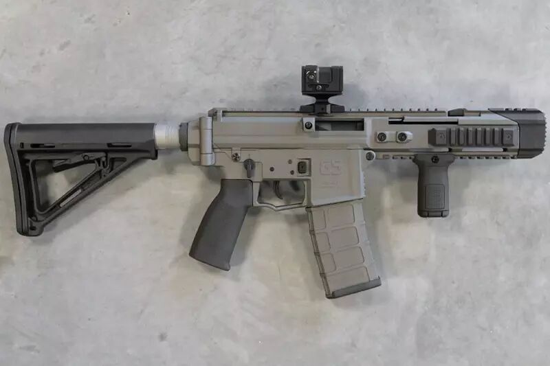 R&eacute;plique GHK G5 GBBR CQB Tungsten Cerakote Custom