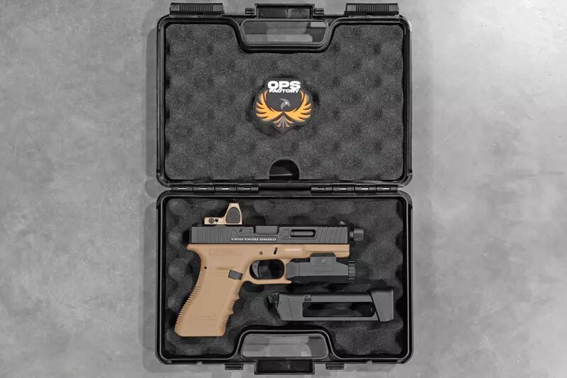 R&eacute;plique GLADIUS Magna Bi-ton Tan / Noir Custom