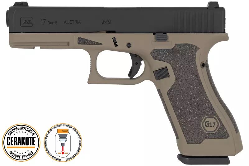 R�plique Glock 17 Gen5 VFC / UMAREX Gaz FDE Cerakote 02