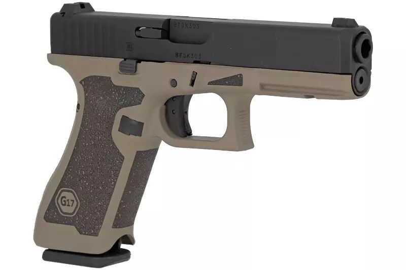 R&eacute;plique Glock 17 Gen5 VFC / UMAREX Gaz FDE Cerakote 02