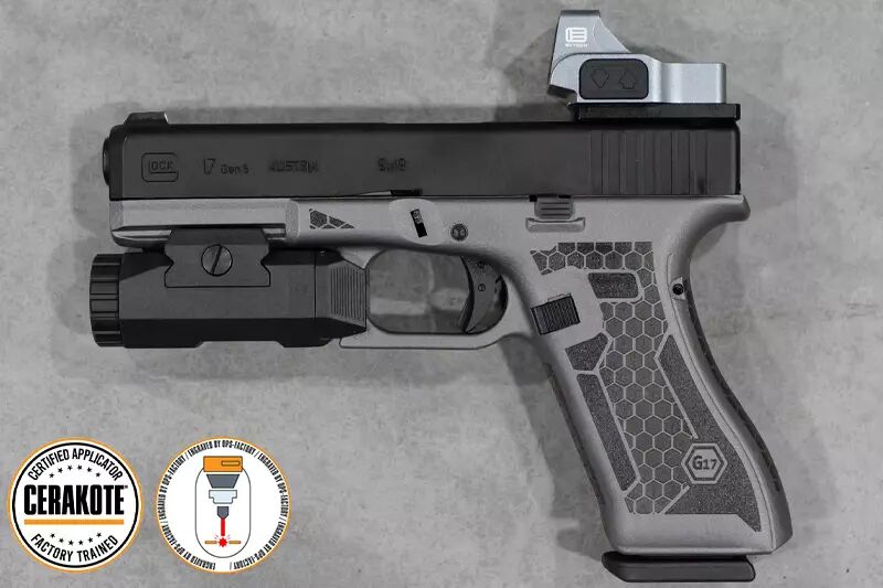 R�plique Glock 17 Gen5 VFC / UMAREX Gaz Tungstene Cerakote 03 Custom