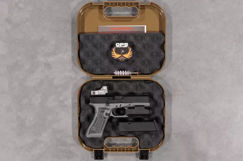 R&eacute;plique Glock 17 Gen5 VFC / UMAREX Gaz Tungstene Cerakote 03 Custom