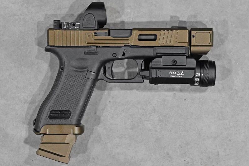 R&eacute;plique Glock 45 Gen5 Fowler VFC / UMAREX Gaz Cerakote Custom