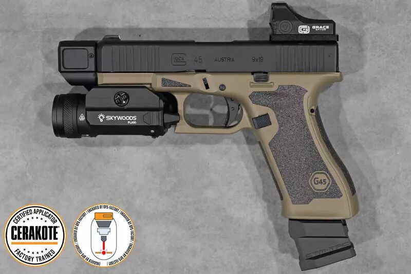 R&eacute;plique Glock 45 Gen5 VFC / UMAREX Gaz Cerakote Custom