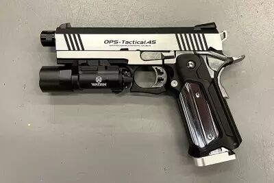 R�plique Hi-capa Stainless Skeleton R Custom