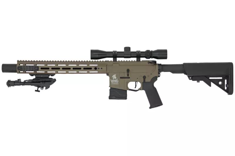R&eacute;plique LT-32 DMR Tan Lancer Tactical AEG