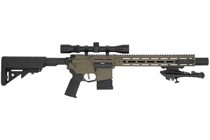 R&eacute;plique LT-32 DMR Tan Lancer Tactical AEG