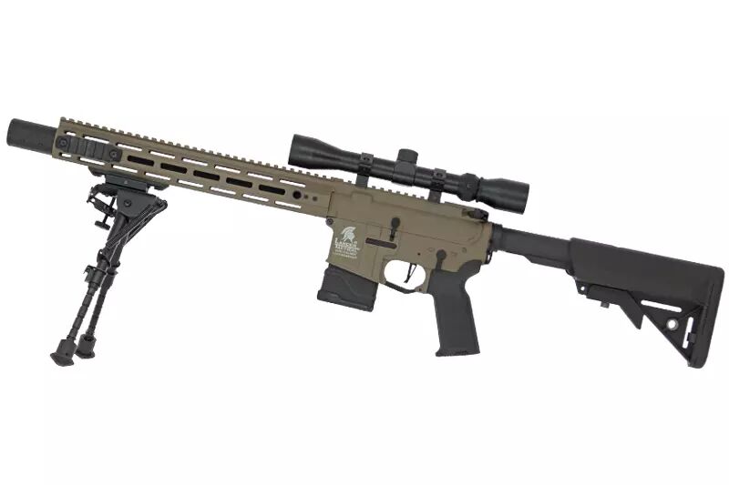 R&eacute;plique LT-32 DMR Tan Lancer Tactical AEG