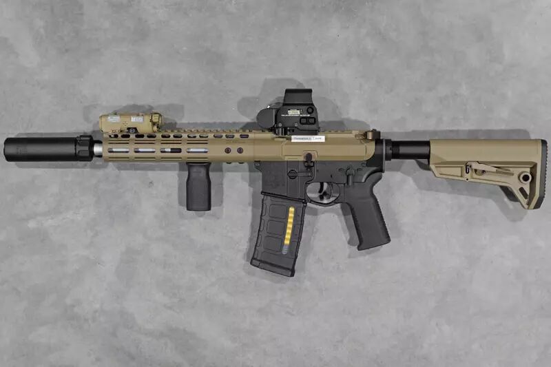 R�plique M4 G101 bi-ton NOVESKE BK/FDE Double Eagle GBBR Custom