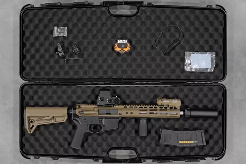 R&eacute;plique M4 G101 bi-ton NOVESKE BK/FDE Double Eagle GBBR Custom